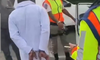 An Arrest on the Road to St. Lucia