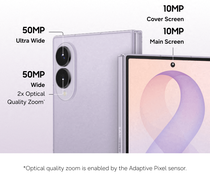 A leaked image of the Samsung Galaxy Z Fold 8 shared by Evan Blass
