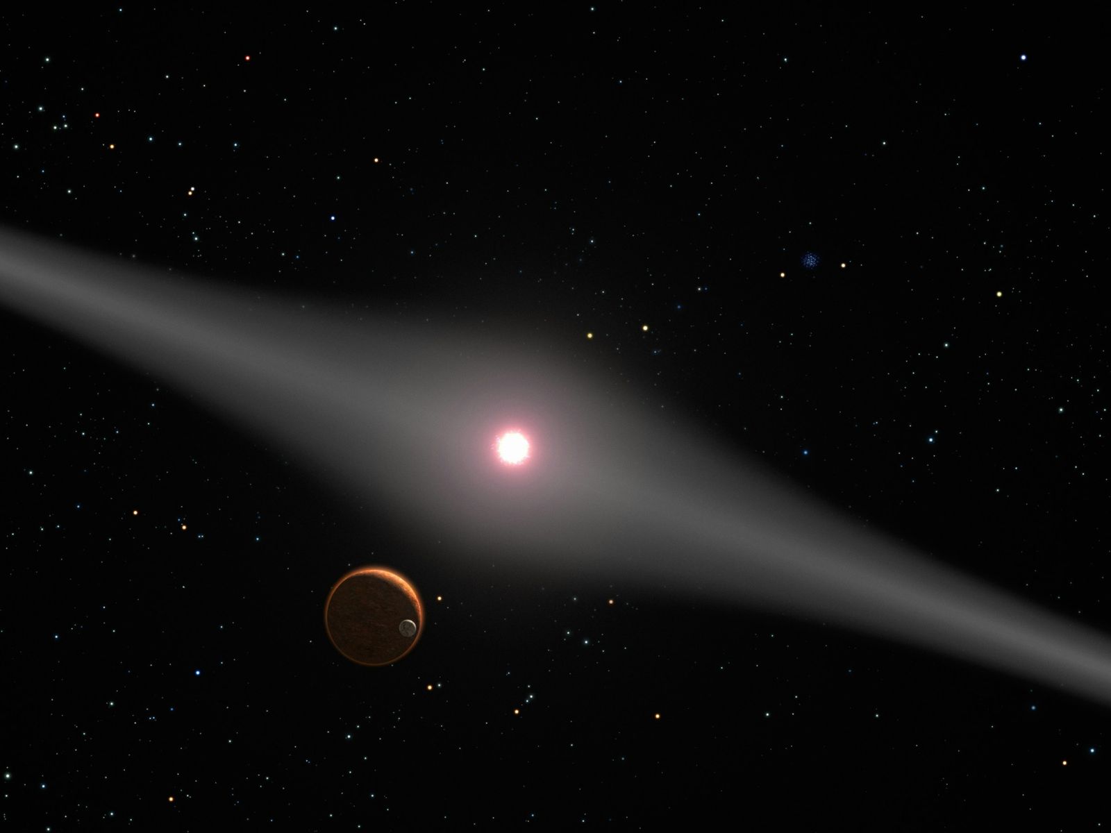 AI Detects Wandering Black Hole Shredding Star on Galaxy Edge