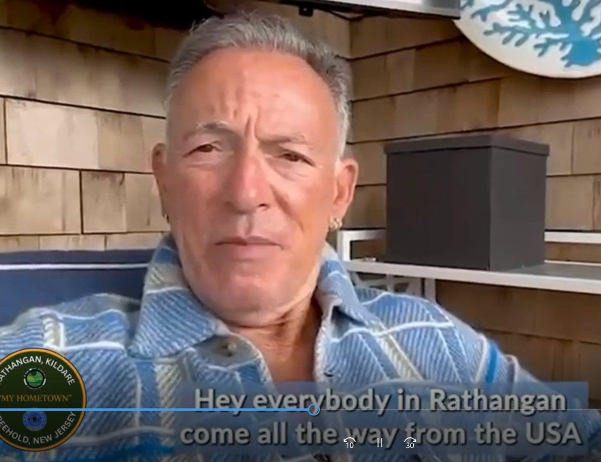 Bruce Springsteen Sends Surprise Video Message to Rathangan for Festival