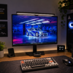 Quntis Monitor Light Bar Glow Features RGB LEDs and Ultrawide Support