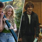 (L-R) Mason Thames and McKenna Grace in 'Regretting You' (2025); Mason Thames and McKenna Grace in 'Nimrods' (2025)