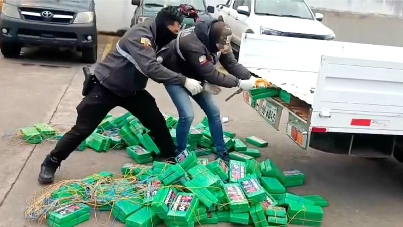 Ecuador Police Seize Cocaine Branded With Erling Haaland Stickers