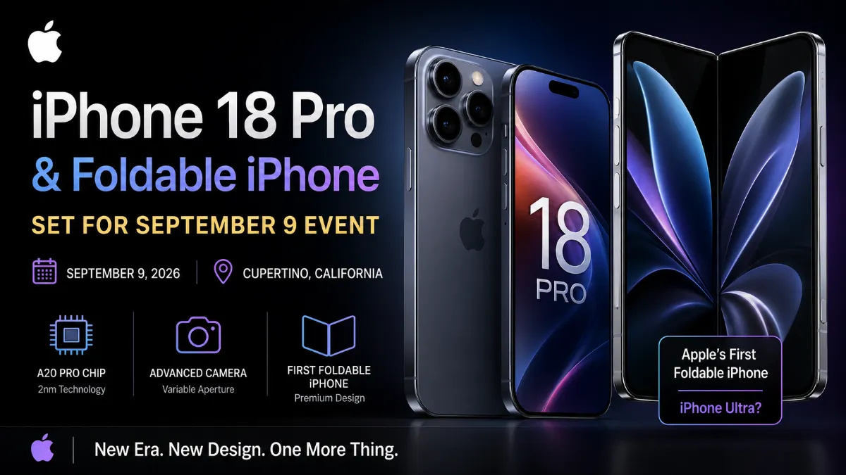 iPhone 18 Pro and foldable iPhone