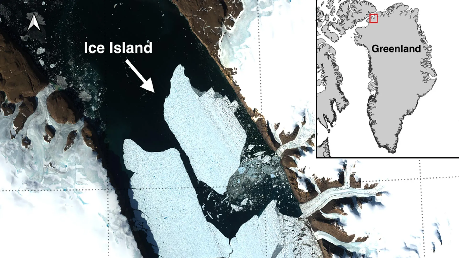 Manhattan-Sized Ice Island Breaks Off Greenland's Petermann Glacier