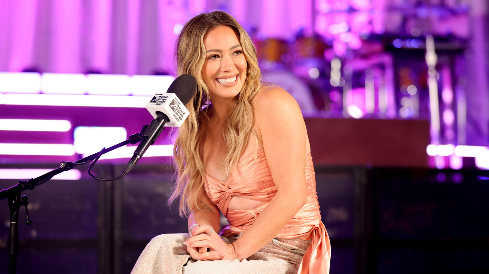 Cheshire Designer Paul Aaron Creates Custom Tour Dress for Hilary Duff