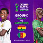 MATCH STATS: Ghana face Cameroon in TotalEnergies CAF WAFCON Morocco 2026 Group D