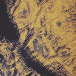 A radar mapped view of Venus's surface from NASA's Magellan mission since thick cloud hides the surface entirely, radar is