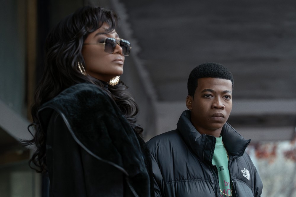 Patina Miller and Mekai Curtis in "Power Book III: Raising Kanan'