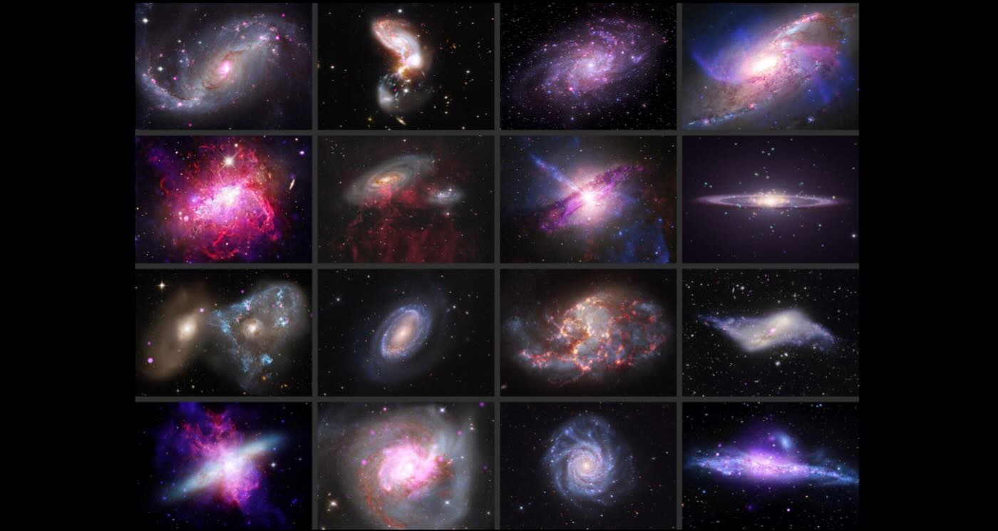 Astronomers Release New Gallery of 16 Diverse Galactic Images