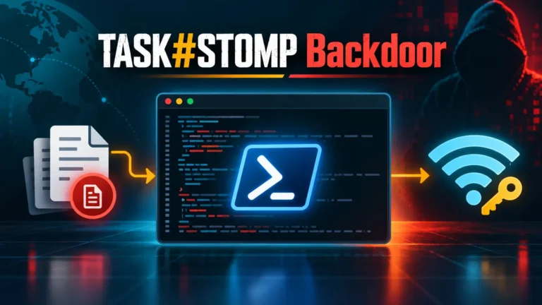 TASK#STOMP Malware Uses Windows Tools to Steal Sensitive Enterprise Data