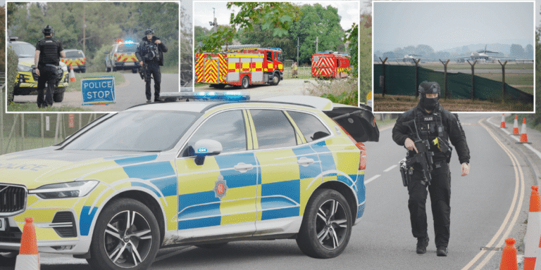 UK Police Arrest Five Men Near RAF Fairford Under Explosives Act