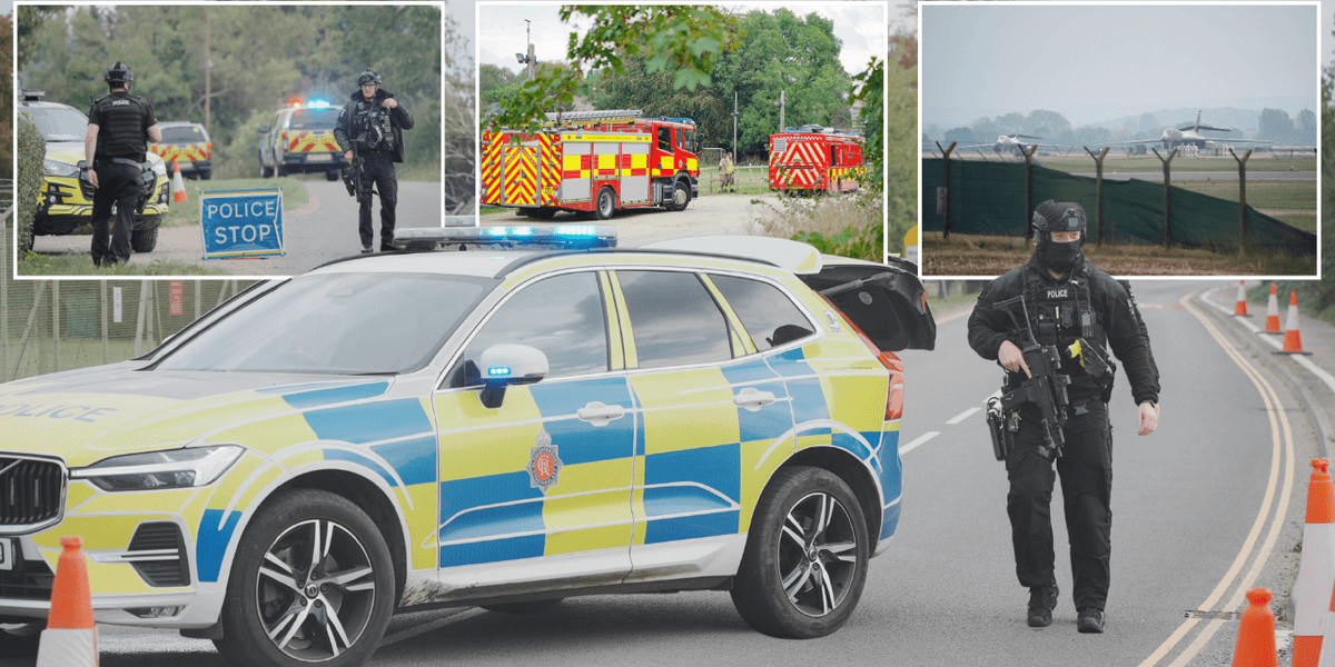 UK Police Arrest Five Men Near RAF Fairford Under Explosives Act