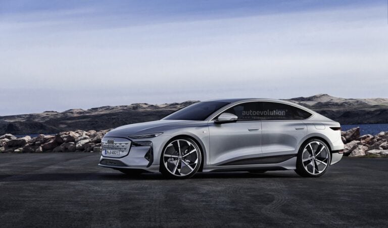 Audi A4 e-tron rendering