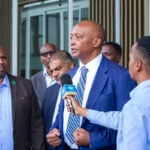 CAF President Dr Patrice Motsepe pays courtesy visit to Tanzania Head of State HE Samia Suluhu Hassan in Dar Es Salaam to