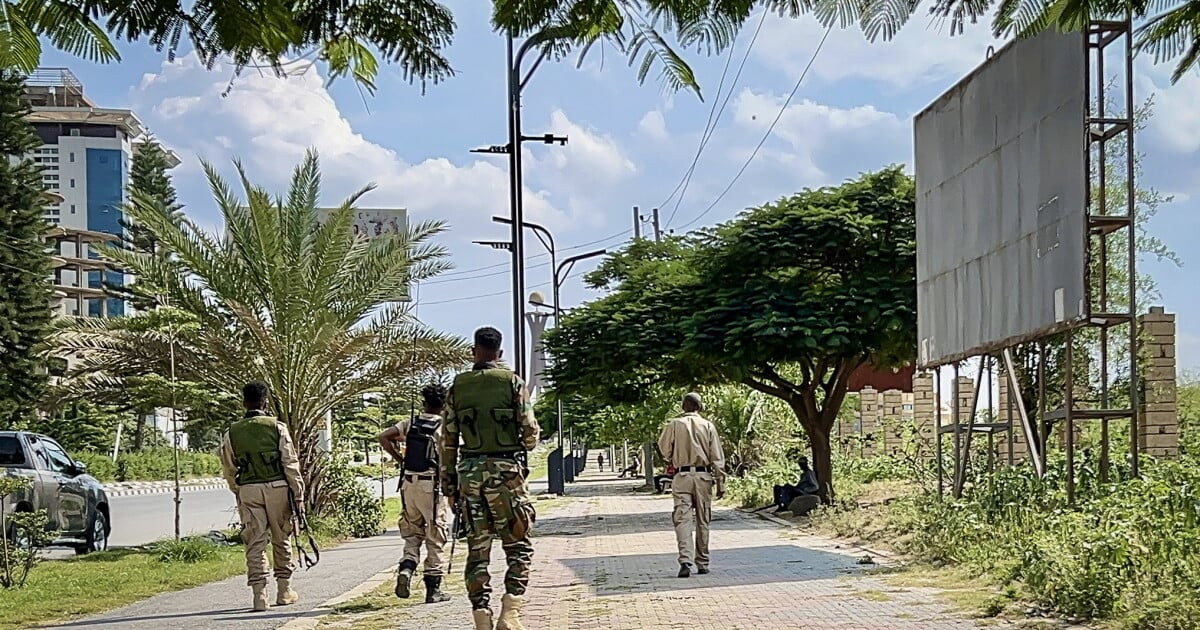 Members of the Tigray People's Liberation Front in Mekelle, Ethiopia, on Wednesday, after Tigrayan forces seized control of