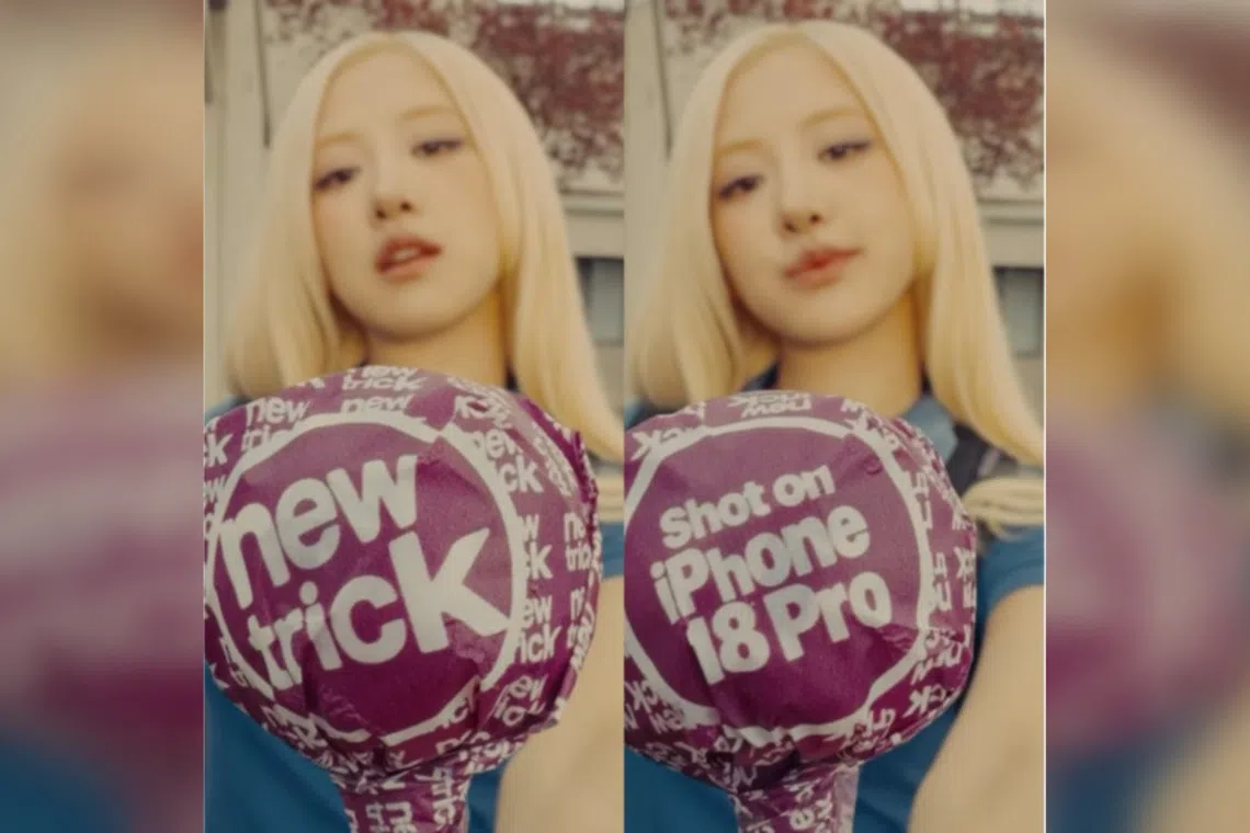 Blackpink's Rose Partners With Apple to Film New Trick Video on iPhone 18 Pro
