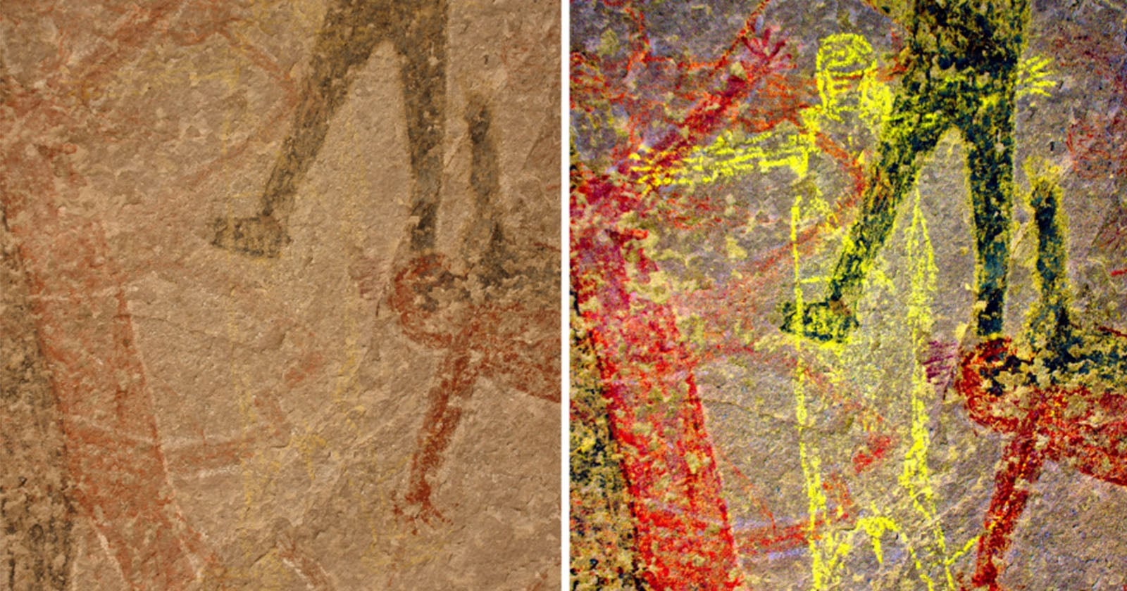 NASA Mars Image Technique Uncovers Faded Rock Art on Earth