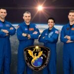 The four members of NASA's SpaceX Crew-13 mission to the International Space Station pose together for an official crew