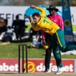 South Africa, captain by stand-in captain (pictured) Bjorn Fortuin, lead the three-match ODI series 2-0 ahead of the third