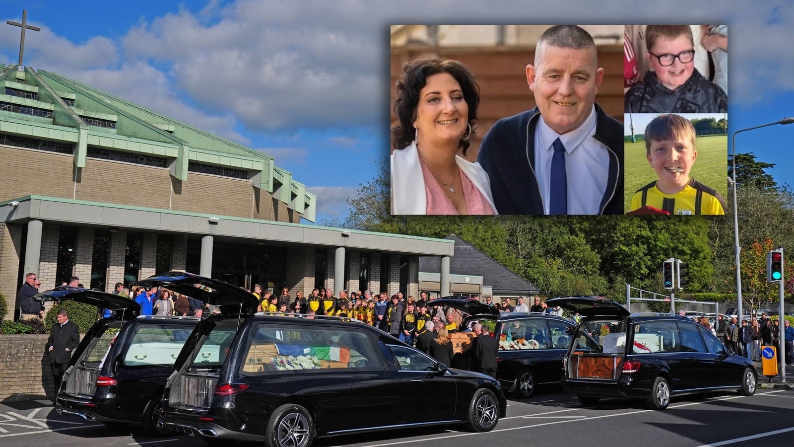 Waterford family killed in 'web of evil', funeral hears