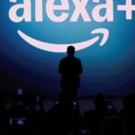 The logo of Amazon