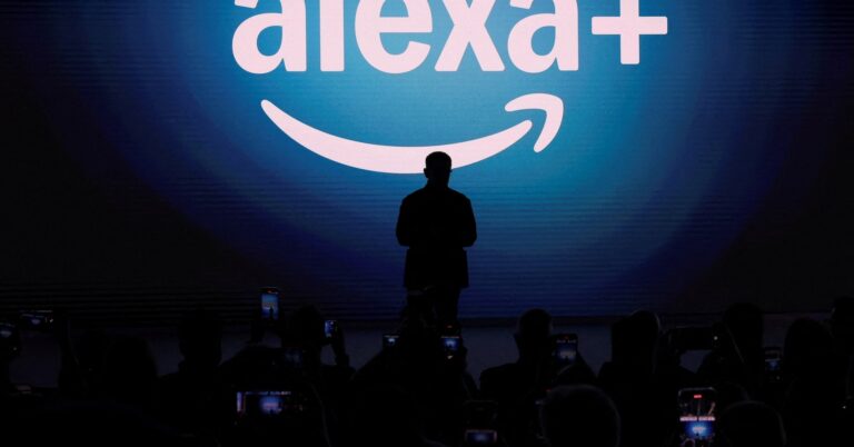 The logo of Amazon