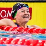 Ireland’s Mona McSharry won the 100m breaststroke in Baku. Photograph: Andrea Staccioli/Inpho