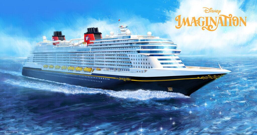 Concept image of the Disney Imagination cruise ship