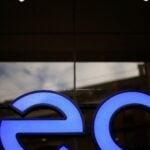 A view of the logo of the International Energy Agency in Paris, France, December 15, 2023. REUTERS/Sarah Meyssonnier/File