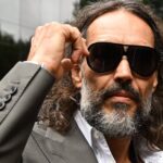 Russell Brand arrives at Southwark Crown Court on Tuesday. Photograph: Leon Neal/Getty Images