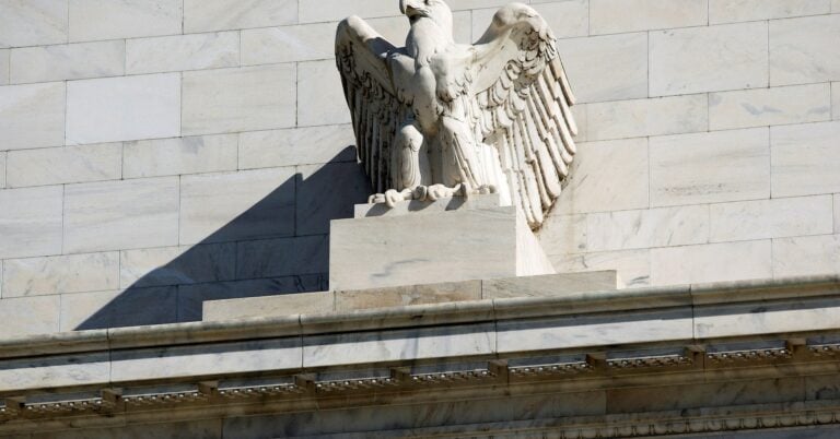 The Federal Reserve building stands in Washington April 3, 2012. REUTERS/Joshua Roberts/File Photo