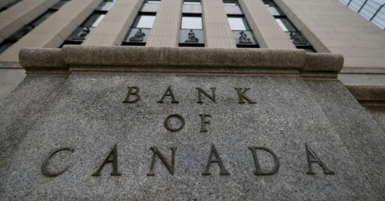 A view of the Bank of Canada building in Ottawa, Ontario, Canada May 8, 2025. REUTERS/Blair Gable