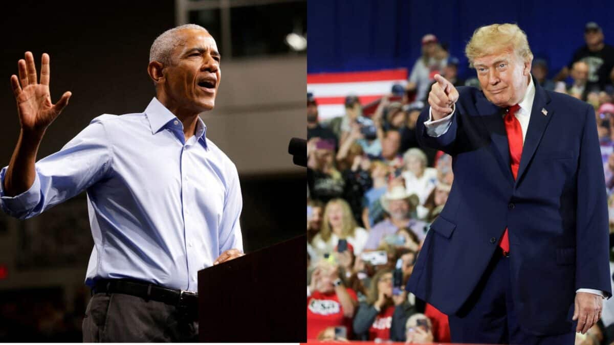 US midterms: Trump returns to Ohio as Obama rallies Democrats in Georgia in final campaign push
