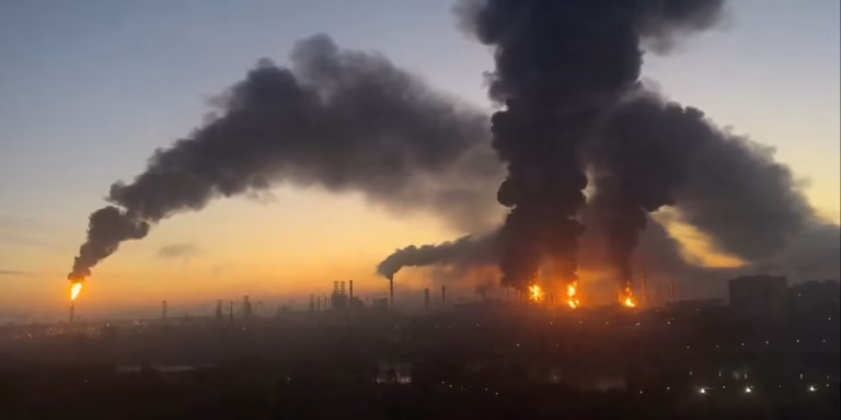 Ukraine Hits Russian Oil Refinery, Ending Pause and Defying Trump
