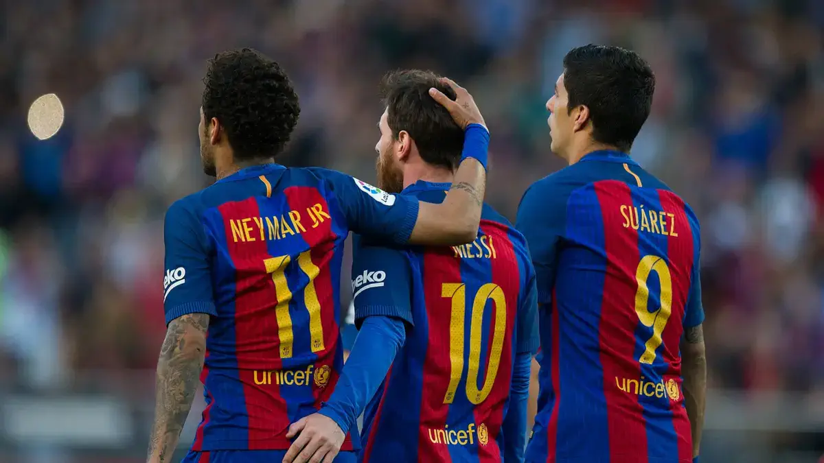 Neymar Shares Rare Video of Messi and Suárez During 2015 Celebration