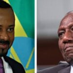 Ethiopian Prime Minister Abiy Ahmed (left) and Kenyan President William Ruto. Kenya has overtaken Ethiopia as East Africa’s