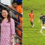 Hannah Yeoh Comforts Lim You After Malaysia Loses to India
