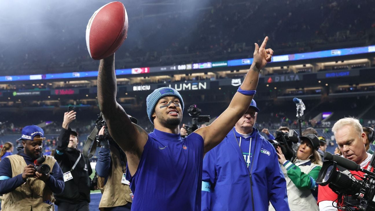 Jaxon Smith-Njigba caught nine passes for 150 yards and a touchdown as the Seattle Seahawks handed