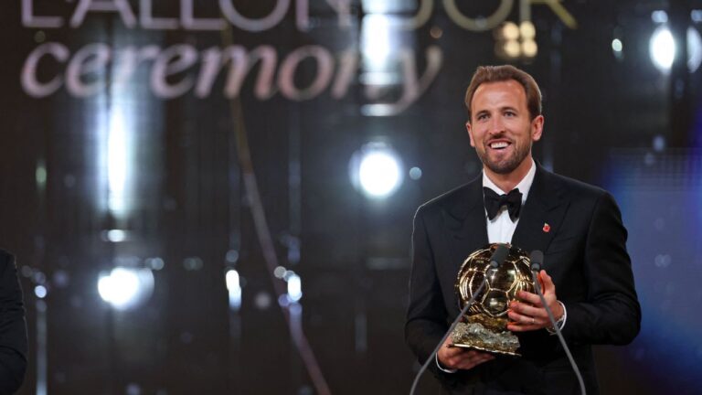 Harry Kane wins 2026 Ballon d'Or, first English player in 25 years