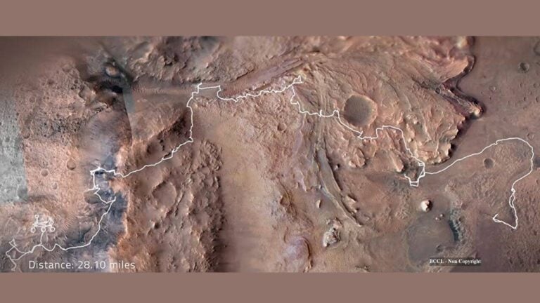 NASA's Perseverance Rover Sets Off-World Driving Record