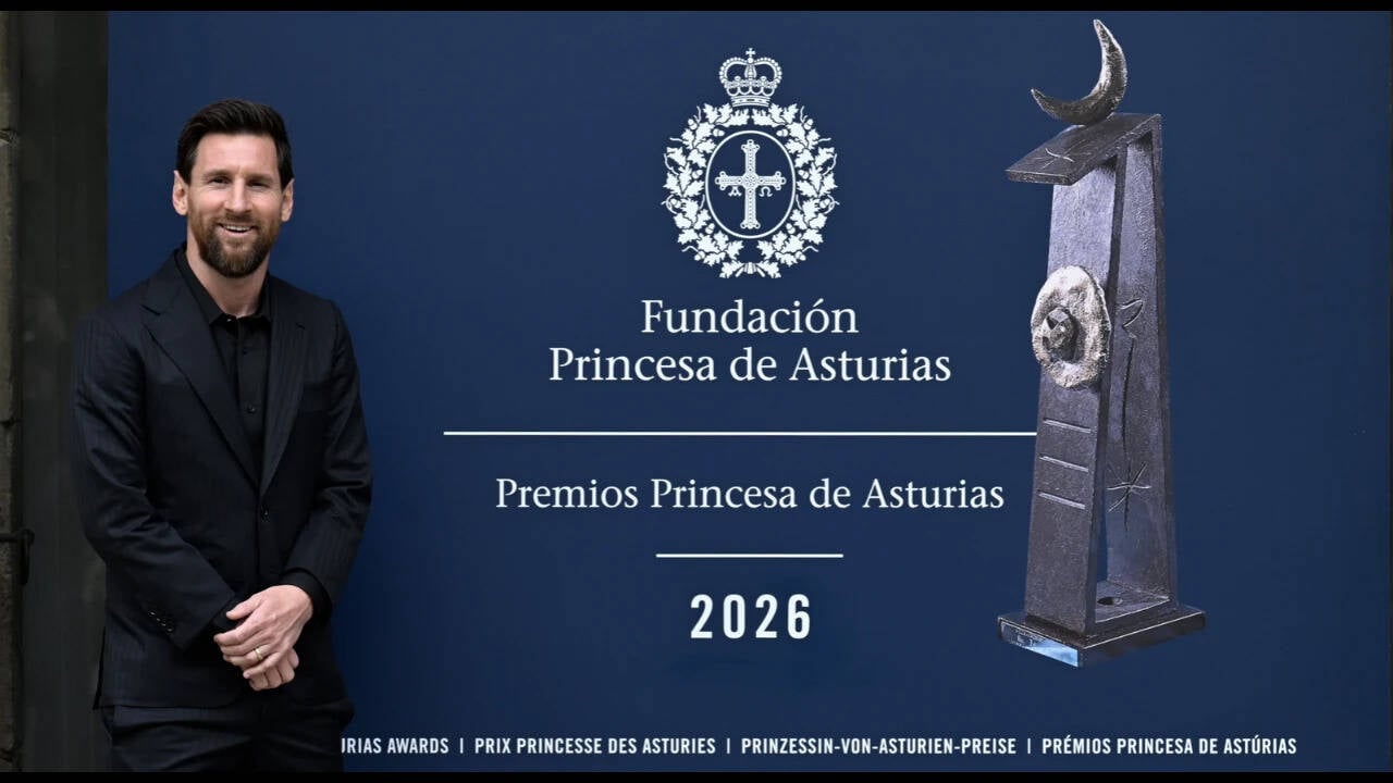 Lionel Messi receives Princess of Asturias Award for Sport in Oviedo, Spain on Oct 23, 2026